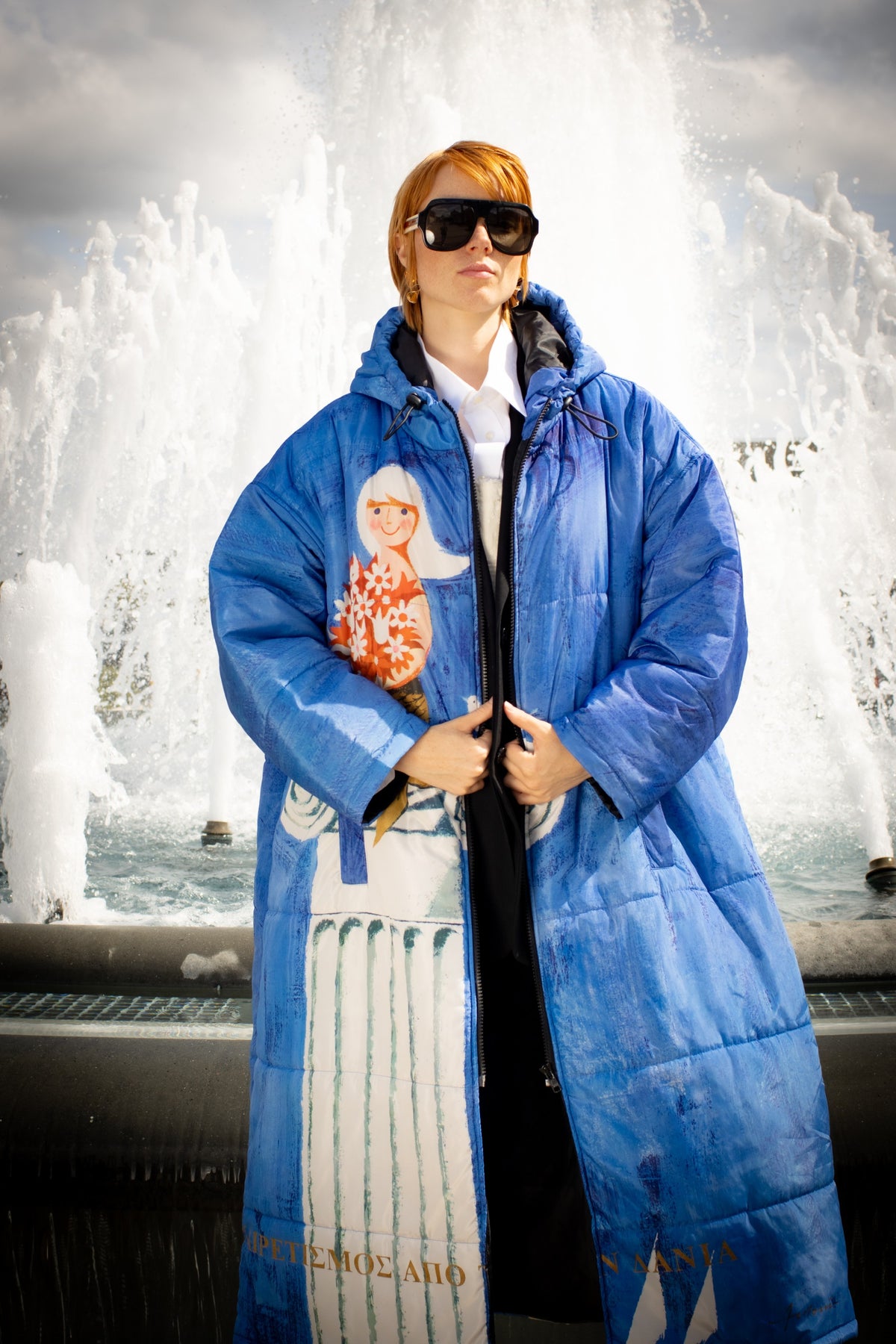 Campaign visualisation of the Hamlet Sittingsuit at Kronborg